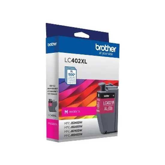 Brother LC402XL Magenta High Yield Ink Cartridge Prints Up to 1 500 Pages (LC402XLMS) image {3}