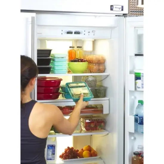 GoodCook Meal Prep Set Food Storage Containers with Lids - 60pc image {8}