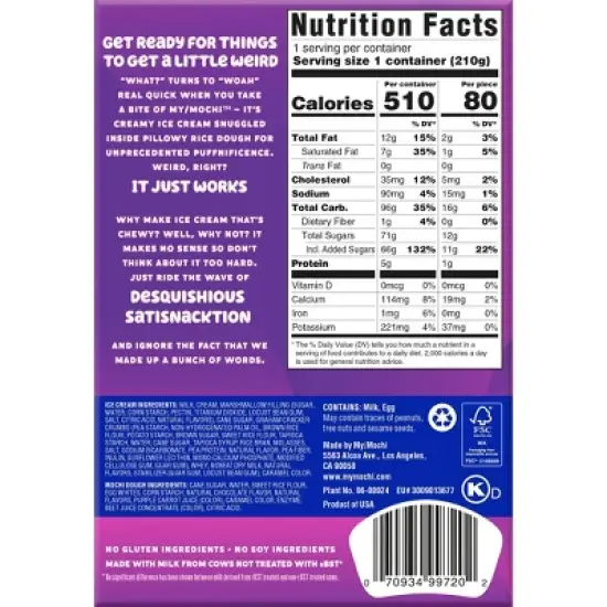 My/Mochi Strawberry Ice Cream - 6pk image {2}