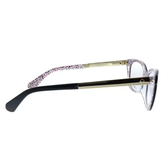 Kate Spade KS JODIANN UYY Womens Rectangle Eyeglasses Black Pattern Red 52mm image {2}