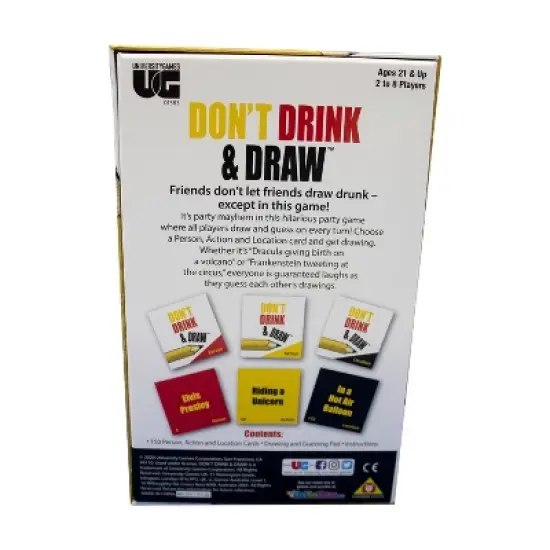 University Games Don't Drink & Draw Game image {3}