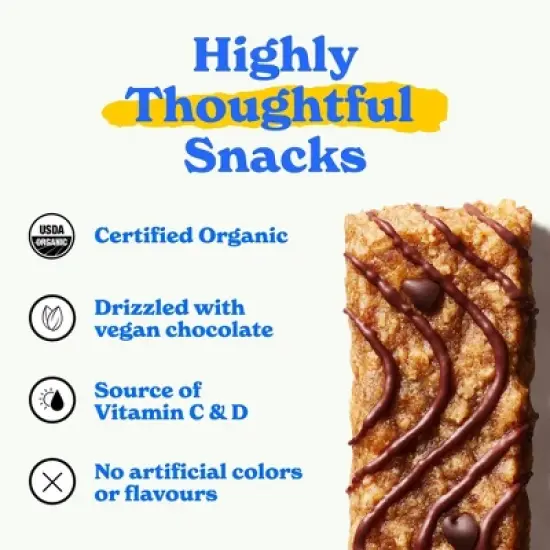 MadeGood Morning Chocolate Chip Bars - 5ct/5.3oz image {5}
