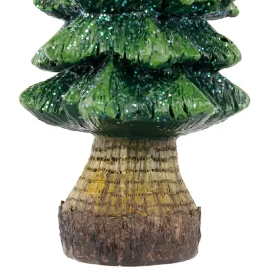 Northlight Glittered Pine Tree Christmas Decoration - 9.5" image {4}