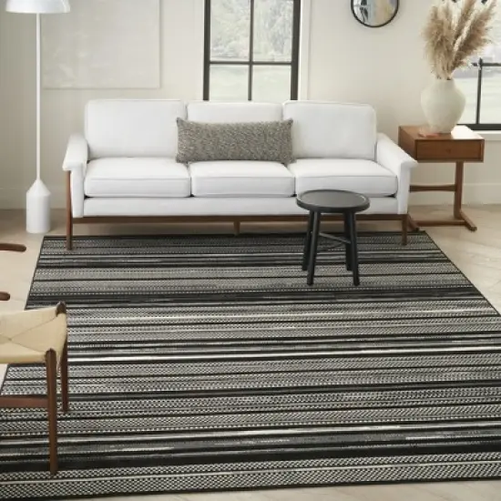 Nourison Grafix Abstract Striped Indoor Rug image {1}
