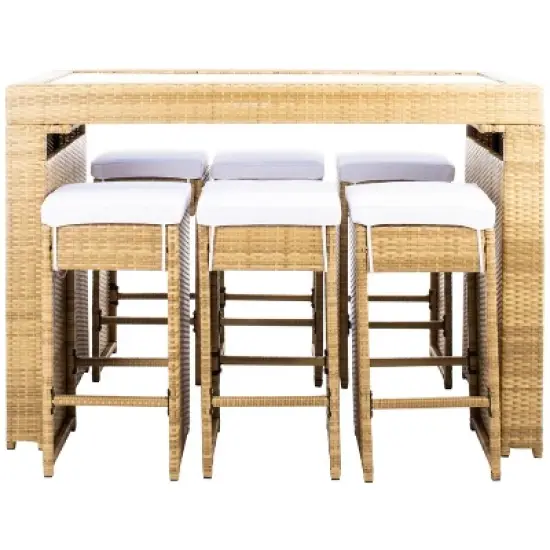 Horus Dining Set - Outdoor - PAT7502 - Safavieh image {15}