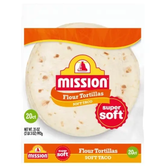 Mission Taco Size Super Soft Flour Tortillas - 35oz/20ct image {6}