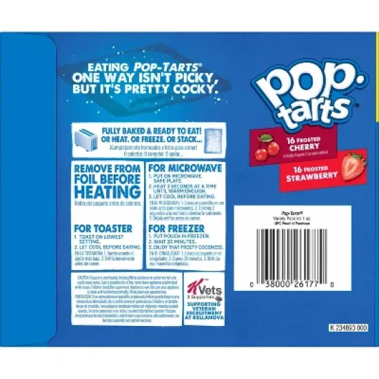 Pop-Tarts Frosted Cherry and Frosted Strawberry Pastry Variety Pack - 32ct / 54.1oz image {8}