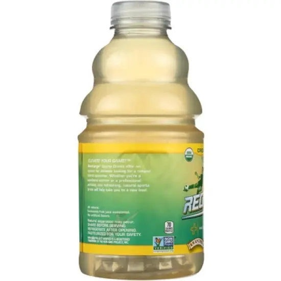 R.W. Knudsen All Natural Organic Lemon Recharge Sports Drink - Case of 6/32 oz image {4}