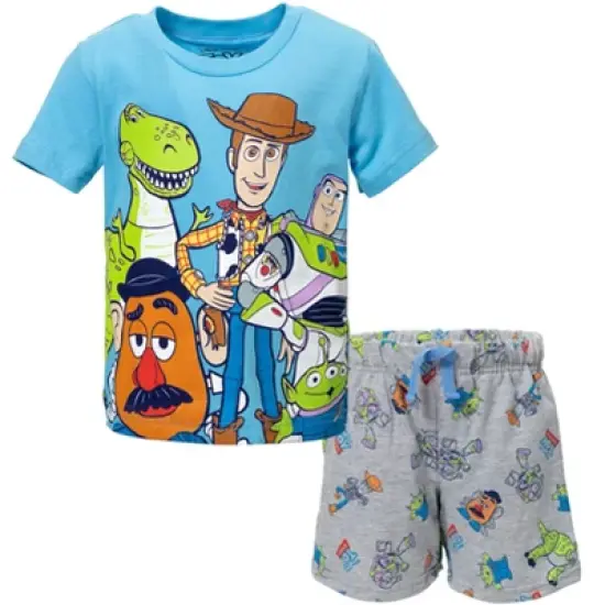 Disney Pixar Toy Story Buzz Lightyear T-Shirt and French Terry Shorts Outfit Set Toddler image {10}