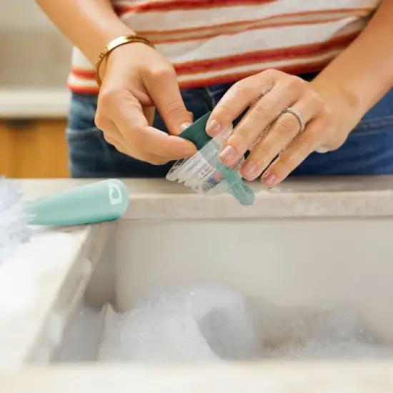 Munchkin Sponge Bottle Brush - Sage image {3}