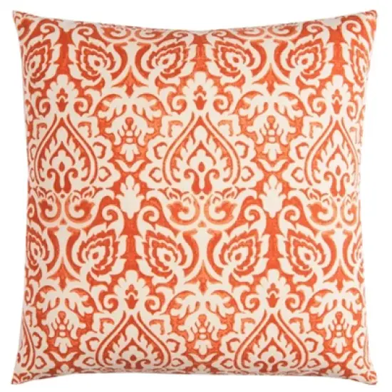 22"x22" Dulane Damask Square Throw Pillow - Rizzy Home image {6}