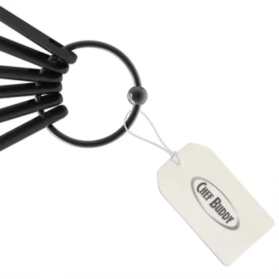 Hastings Home Kitchen Utensil and Gadget Set with Plastic Spatula and Spoons - 6 pieces image {7}