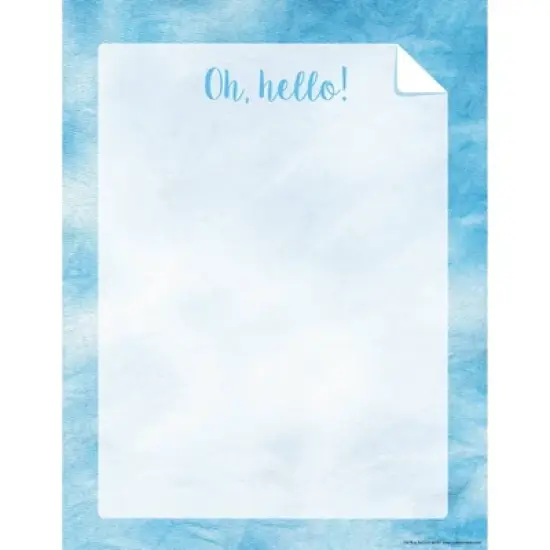 4pk 50ea Tie-Dye and Ombre Computer Paper Pack Set - Barker Creek image {1}
