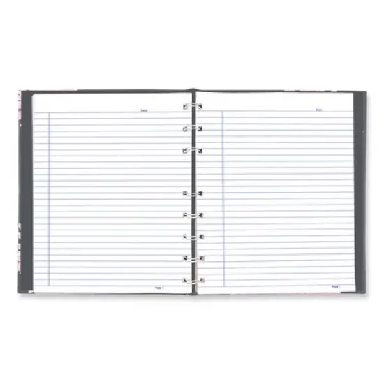 Blueline NotePro Notebook, 1-Subject, Medium/College Rule, Pink/Gray Cover, (75) 9.25 x 7.25 Sheets image {4}