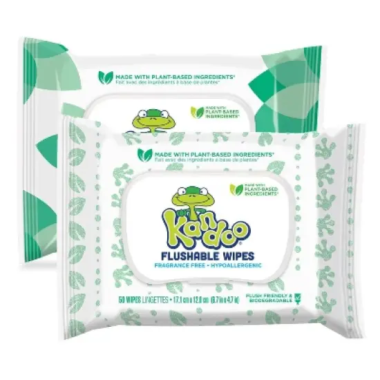 Kandoo Flushable Wipes with Flip Top (Select Count) image {2}