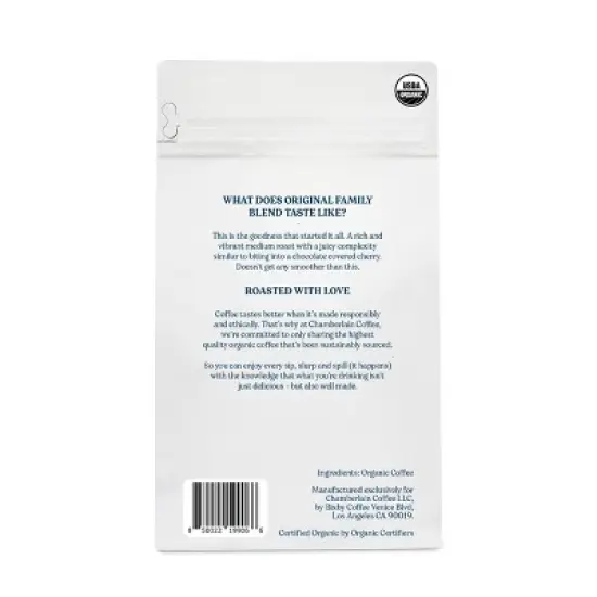 Chamberlain Coffee Family Blend Medium Roast Ground Coffee - 12oz image {2}