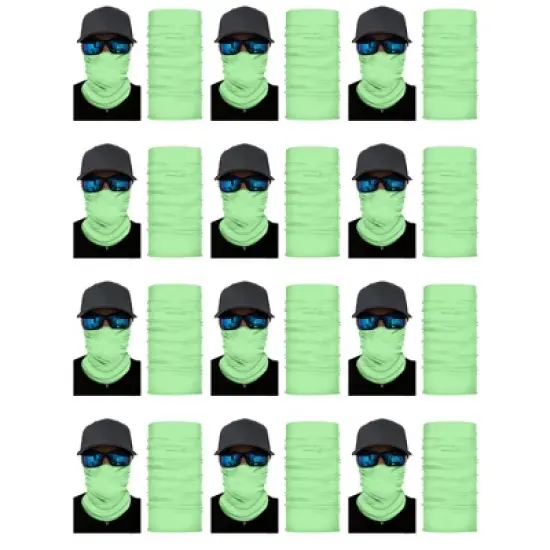 12 Pack Multifunctional Neck Gaiters for Dust Sun Wind and Cold Protection image {9}