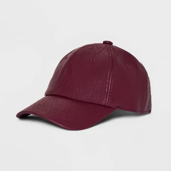 Faux Leather Baseball Hat - A New Day&trade; image {5}