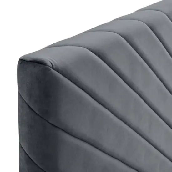 Alyson Chevron Tufted Performance Velvet Headboard - Modway image {3}