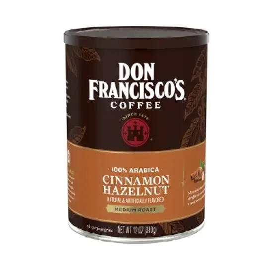 Don Francisco's Cinnamon Hazelnut Flavored Medium Roast Ground Coffee - 12oz image {8}