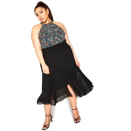 Women's Plus Size Natalie Skirt - black  | CITY CHIC image {5}