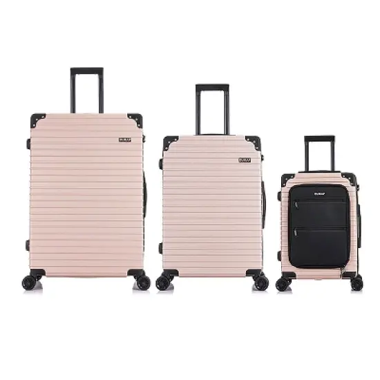 DUKAP Tour Lightweight 3pc Hardside Luggage Set image {18}