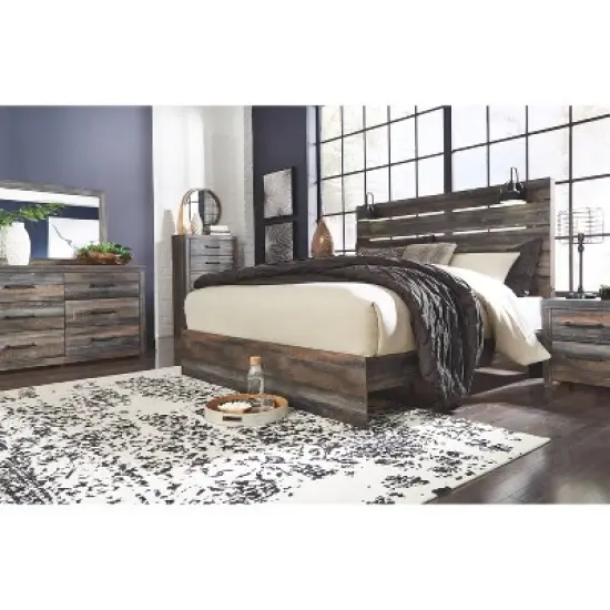 Drystan Panel Headboard Brown - Signature Design by Ashley image {6}