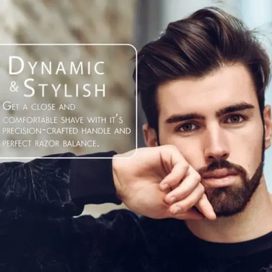 L3 Straight Razor Holder - Excellent Grip and Control - Precision Shaving Control - Level Three Straight Razor Holder (Orange) image {1}