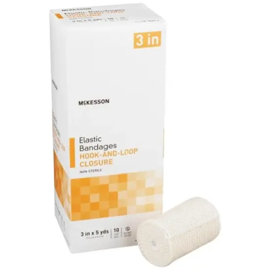 McKesson Elastic Bandage Wrap - Standard Compression, Hook and Loop Closure image {8}