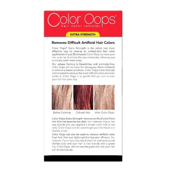 Color Oops Extra Strength Hair Color Remover - 4 fl oz image {1}