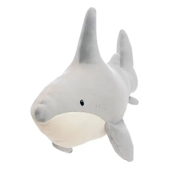 Manhattan Toy Snarky Sharky Velveteen Sea Life Toy Shark Stuffed Animal, 16" image {1}