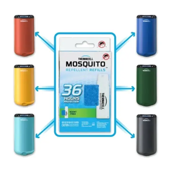 Thermacell 36hr Mosquito Repellent Refill - 3 Fuel Cartridges and 9 Repellent Mats image {5}