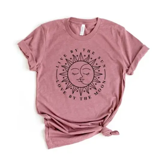Simply Sage Market Women's Love By The Moon Short Sleeve Graphic Tee image {3}