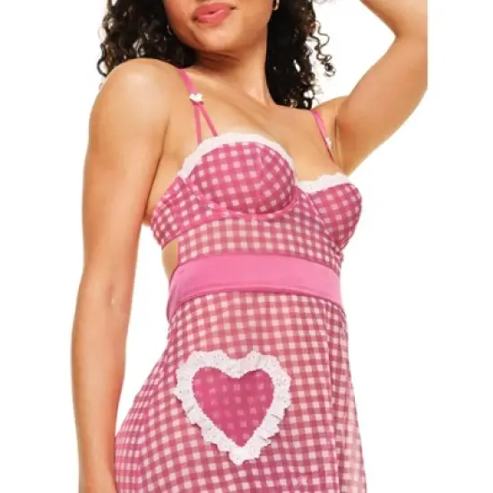 Adore Me Women's Lola Babydoll Lingerie image {2}