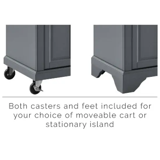 Avery Kitchen Island Gray - Crosley image {14}
