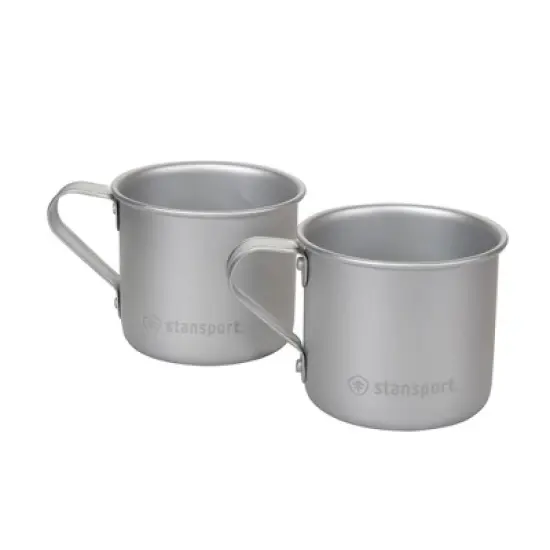 Stansport 12 Ounce Aluminum Drink Cups - 2 Pack image {7}