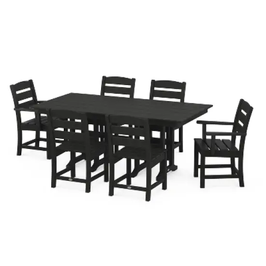 Lakeside 7pc Farmhouse Dining Set - POLYWOOD image {7}
