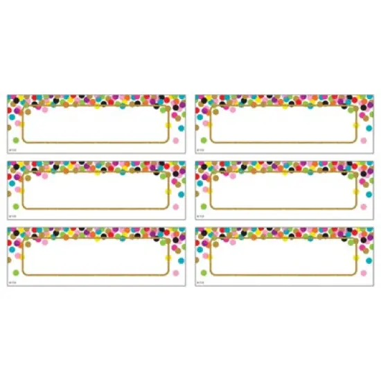 Teacher Created Resources&reg; Confetti Labels Magnetic Accents, Pack of 20 image {1}