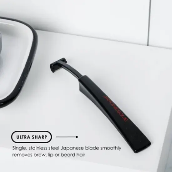 JAPONESQUE Beard & Brow Touch Up T-Razor - 3ct image {3}