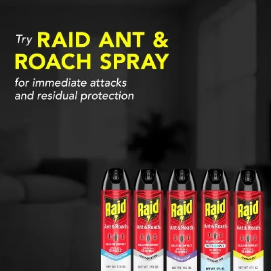 Raid Ant and Roach Killer Bug Spray - Lavender Scent - 17.5oz image {8}