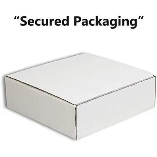 Hamilco 8x8 White Scrapbook Cardstock Paper 65lb Cover 100 Pack image {2}