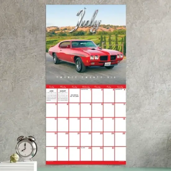 TF Publishing 13.5"x14.5" 2026 Classic Cars Wall Calendar image {2}