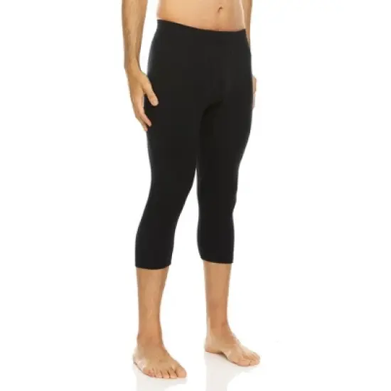 Minus33 Merino Wool Midweight - Tecumseh Men's 3/4 Bottom Woolverino Black L image {3}