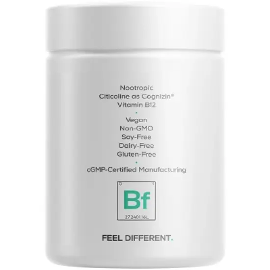 Codeage Brain Focus Vitamins+, Citicoline, Vitamin B12, Ginseng Resveratrol, Gotu Kola, Kanna - 60ct image {6}