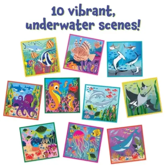 READY 2 LEARN&trade; Magic Scratch Paper, Sea-Life image {1}