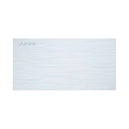 ECR4Kids MessageStor 18in x 36in Magnetic Dry-Erase Glass Board and 4 Rare Earth Magnets image {11}