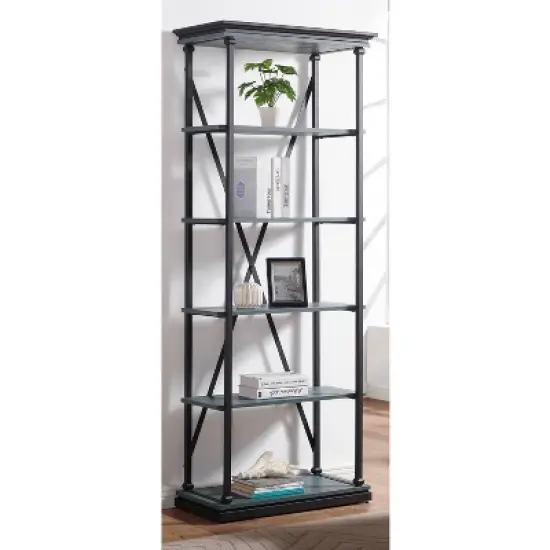 84.25"x33.88" Cadboll 5 Layer Bookcase - miBasics image {1}