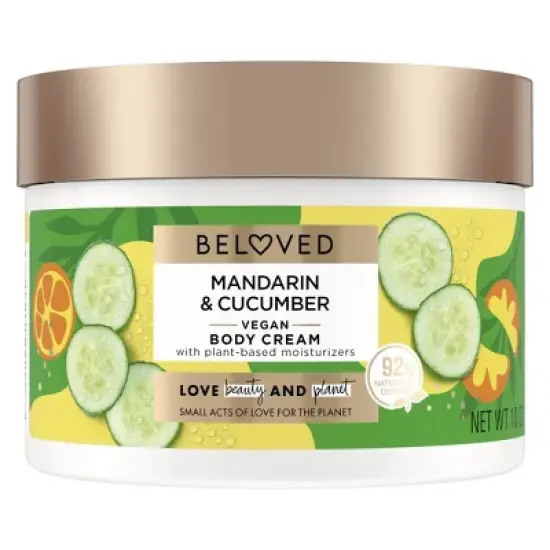 Beloved Mandarin & Cucumber Water Body Cream - 10oz image {7}