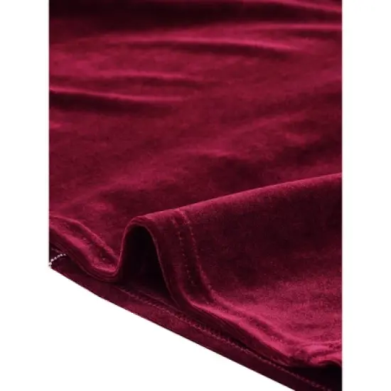 Allegra K Women's High Waist Overall Pencil Bodycon Midi Suspender Pinafore Skirts image {4}