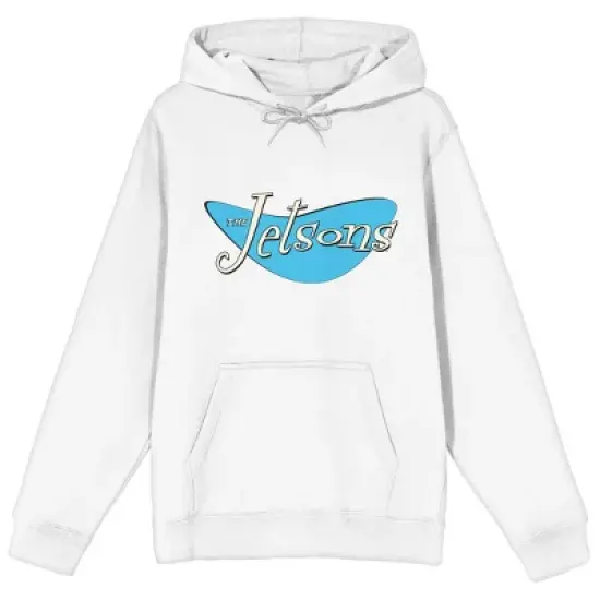 Jetsons Logo Men's White Sweatshirt image {7}